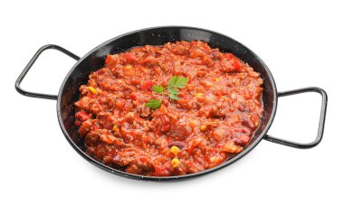 Lezzetli biberli, beyaz tenli.