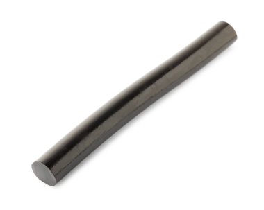 Bir doğal meyan kökü şekeri beyaza izole edilmiş.