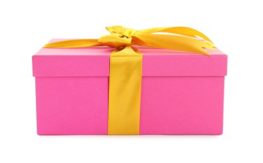 Güzel bir hediye beyaz üzerinde izole edilmiş