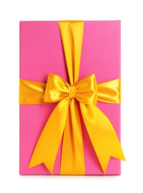 Güzel bir hediye beyaz üzerinde izole edilmiş