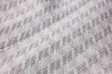 Arkaplan olarak desenli şık kumaşın dokusu, yakın plan