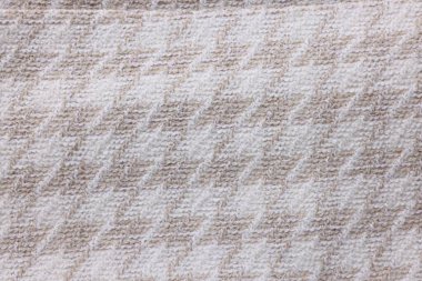 Arkaplan olarak desenli şık kumaşın dokusu, üst görünüm