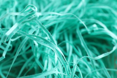 Arkaplan olarak turkuaz kağıt doldurucu, yakın görünüm