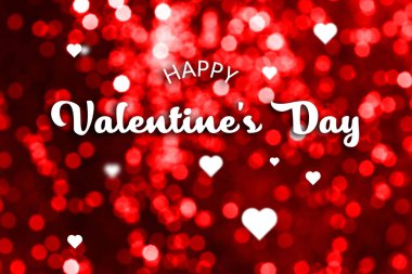 Kırmızı ışık saçan Sevgililer Günü tebrik kartın kutlu olsun.