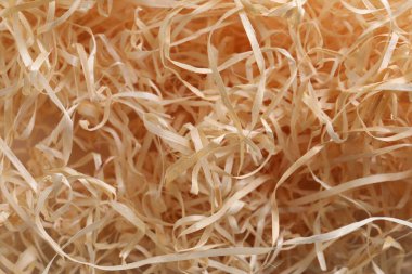 Arkaplan olarak parçalanmış kağıt dolgusu, yakın görünüm