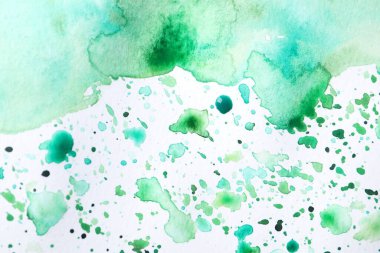 Tuval üzerinde soyut suluboya resim, üst görünüm