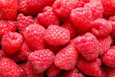 Taze olgun ahududu arka plan olarak, yakın plan