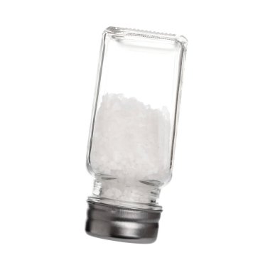 Havada tuz bulunan bir titretici beyaz üzerine izole edilmiş.