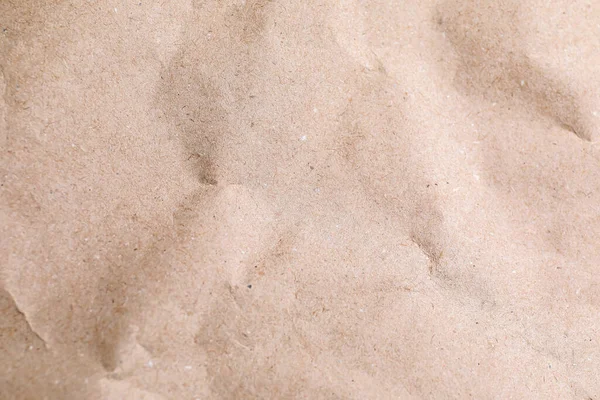 Arka plan olarak Kraft kağıt sayfası, üst görünüm