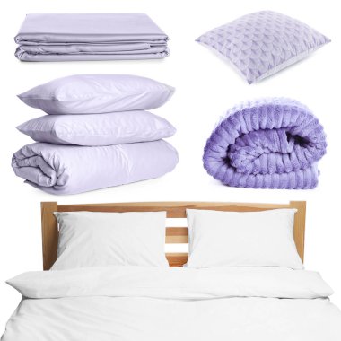 Yatak ve uyku aksesuarları beyaz, toplama