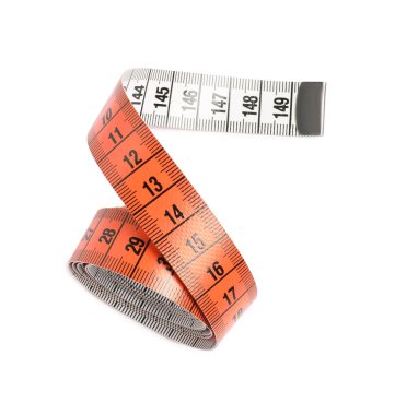 Beyaz, üst görünümde izole edilmiş bir renk ölçüm bandı