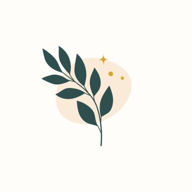 Vektör modern çiçek düzenleme geçmişi. Yaprakları ve bitkileri olan sevimli, narin botanik çizimler..