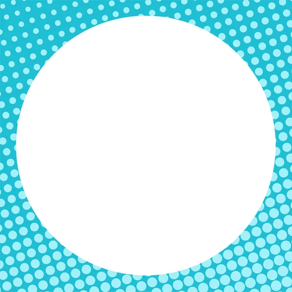 Pop Art Modré Bílé Pozadí Volné Místo Pro Text Vektorová — Stockový vektor