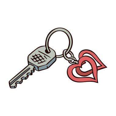 Download Heart Keychain Free Vector Eps Cdr Ai Svg Vector Illustration Graphic Art