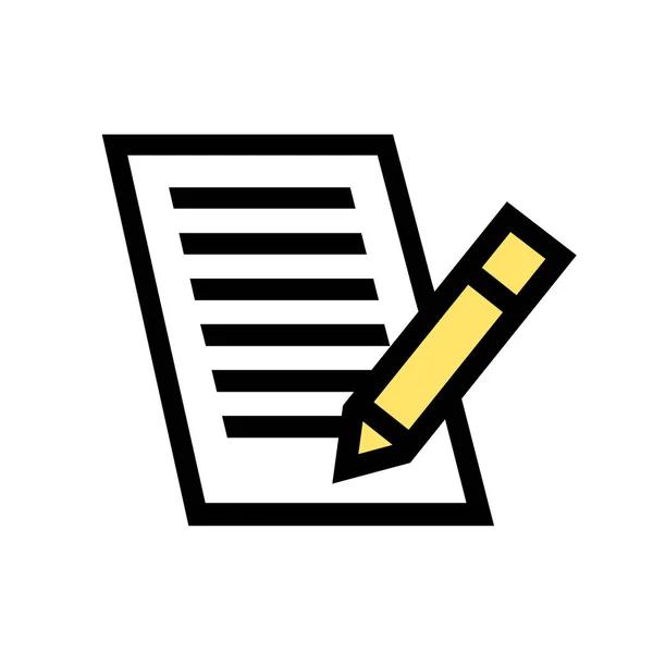 Στυλό Και Εικονίδιο Εγγράφου Λευκό Φόντο Υπογραφή Επαγγελματικού Συμβολαίου Απομονωμένη — Διανυσματικό Αρχείο