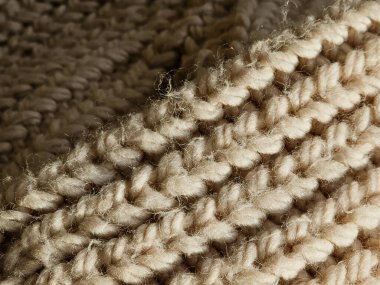 Yün dokusu arkaplanının yakın plan çekimi