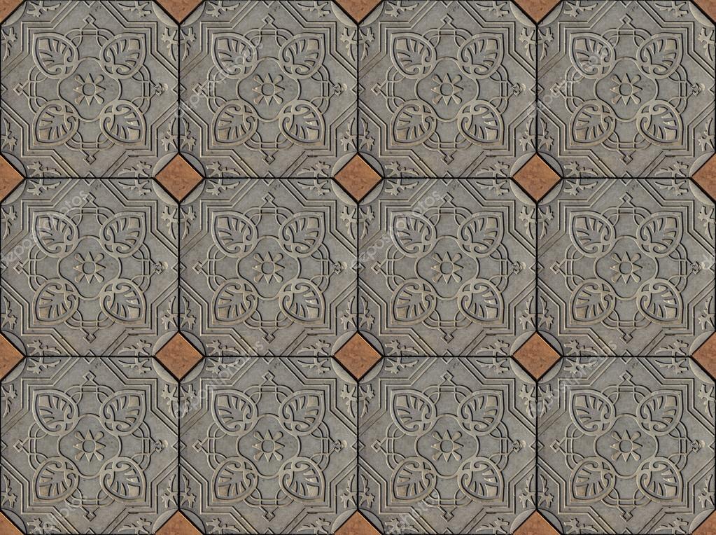 Ethnic Arabic Ornaments Pattern Tiles, Pattern Tile Floor And Decor