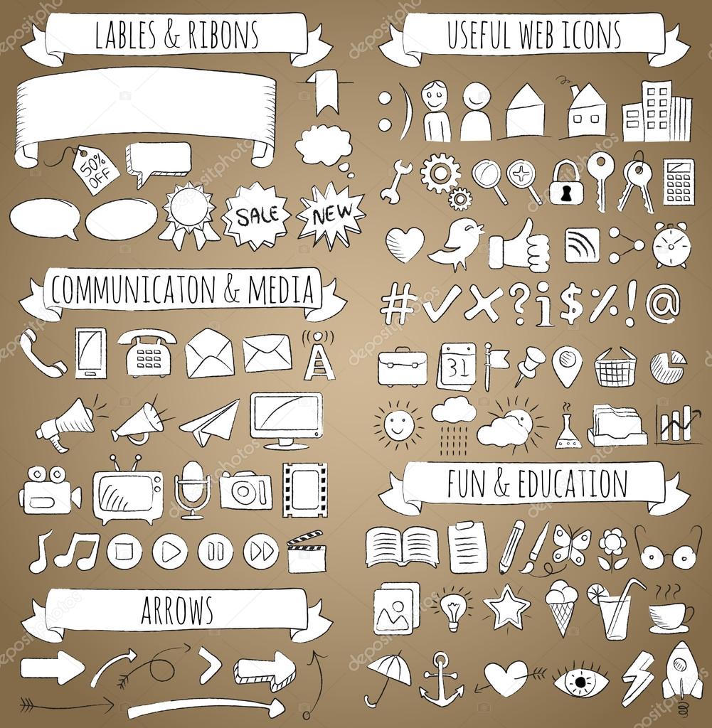  doodle Icons set