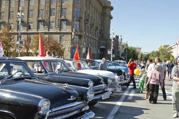 Ausstellung von Oldtimern — Stockfoto