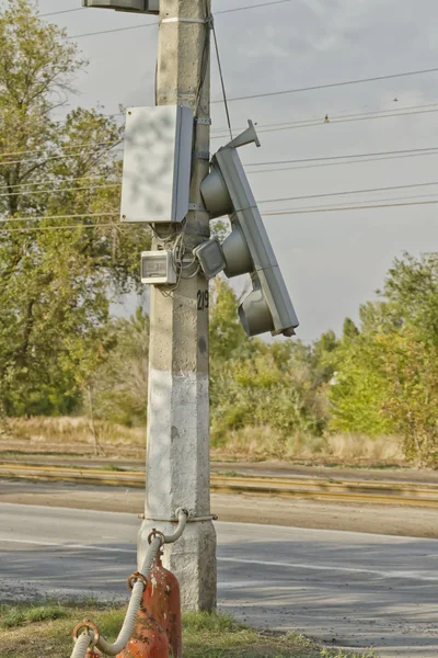 Trafik lambası kırık — Stok fotoğraf