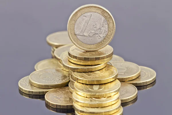 Euro karşısında ruble büyüme oranını gösteren resim — Stok fotoğraf