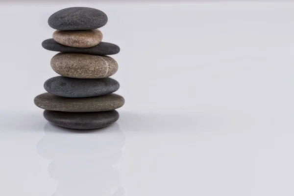 Pile of sea stones in balance — Stock Photo, Image