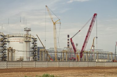 İnşaat petrol işleme için bir bitkinin