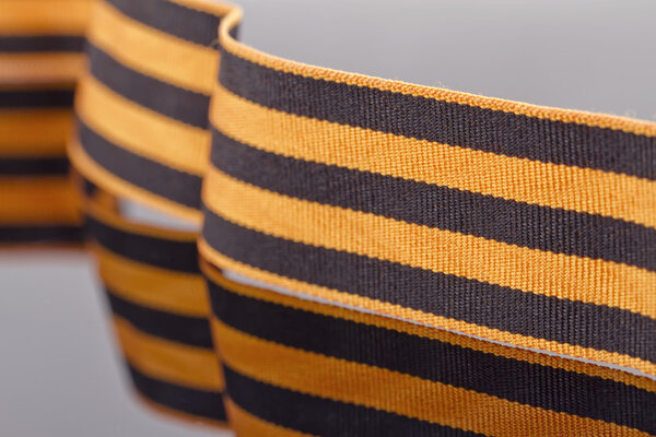 St. George ribbon - the symbol of the victory of his own reflect