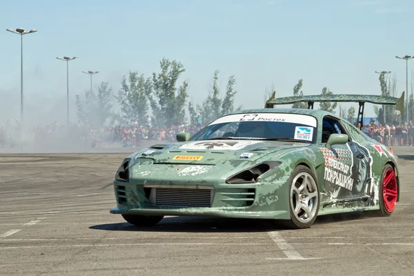 Car team x-round stilisierte militärische Themen — Stockfoto