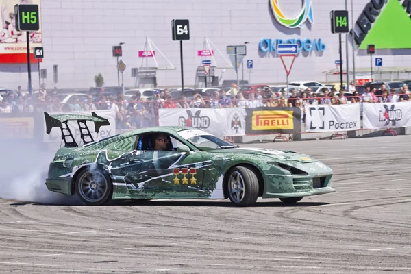 Auto-Team Round-x stilisierte militärische Themen — Stockfoto