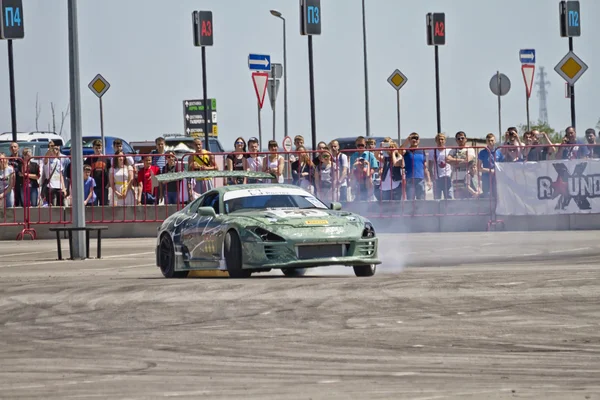 Auto-Team Round-x stilisierte militärische Themen — Stockfoto