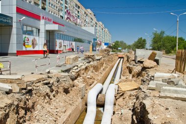Onarım çalışmaları boru hattı su kaynağı, kanalizasyon ve ben Isıtma