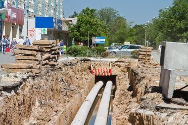 Onarım çalışmaları boru hattı su kaynağı, kanalizasyon ve ben Isıtma