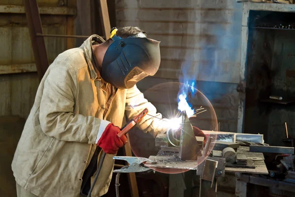 Kaynakçı boru hattı meşgul parçaları