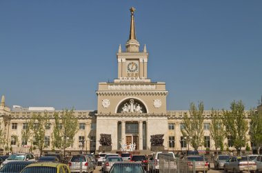 Volgograd merkez tren istasyonu bina