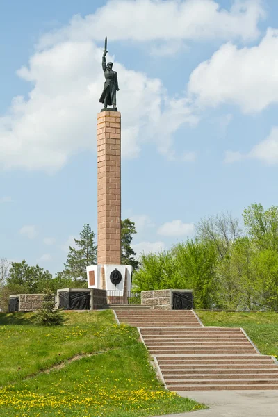 Pomnik chekists bronił Stalingrad — Zdjęcie stockowe