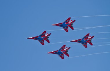 Gösteri performans akrobasi Milita Grubu'nun Havacılık