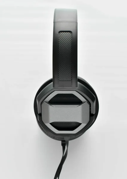 Headphones Wires White Background — Stock Photo, Image