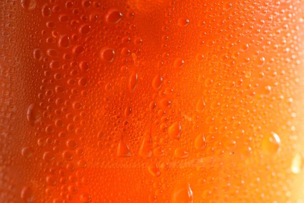 Czarna Kropla Pomarańczowo Żółtych Kropli Wody — Zdjęcie stockowe