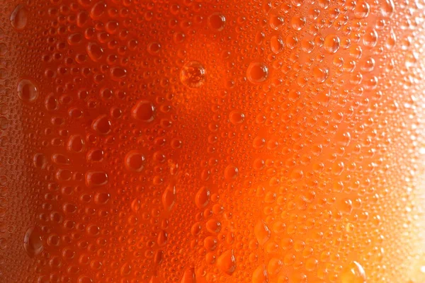 Narancssárga Vízcseppek Fekete Cseppjei — Stock Fotó