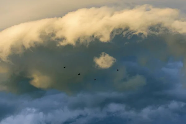 Thunderstorm Clouds Sky Rainy Season — Stok Foto