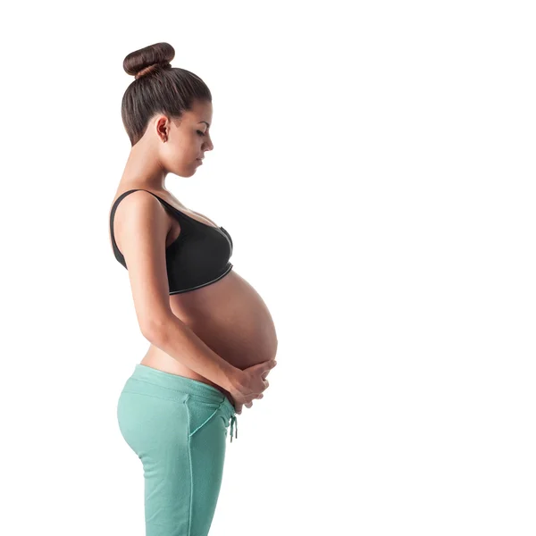 Cute pregnant girl — Stock Photo, Image