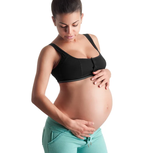 Cute pregnant girl — Stock Photo, Image