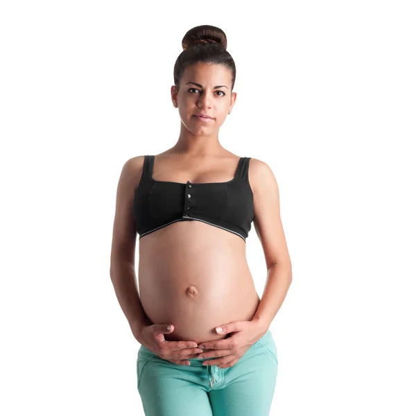 Cute pregnant girl — Stock Photo, Image