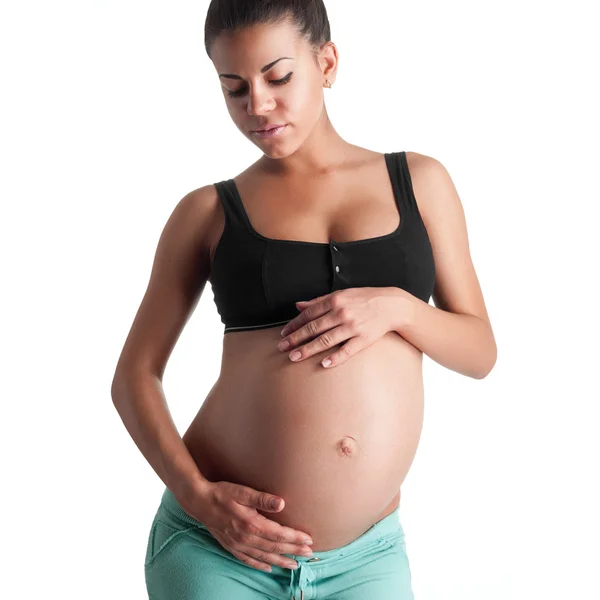 Cute pregnant girl — Stock Photo, Image