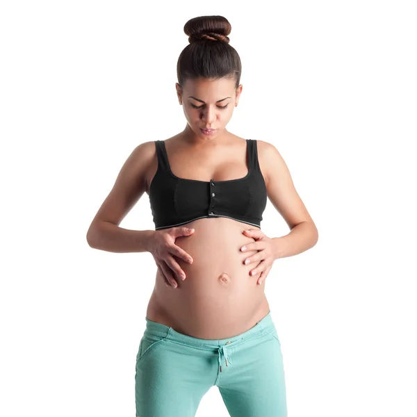 Cute pregnant girl — Stock Photo, Image