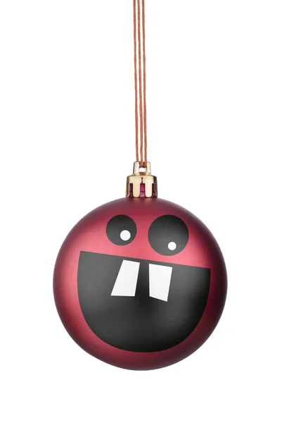 Рождественские игрушки Smileys — стоковое фото
