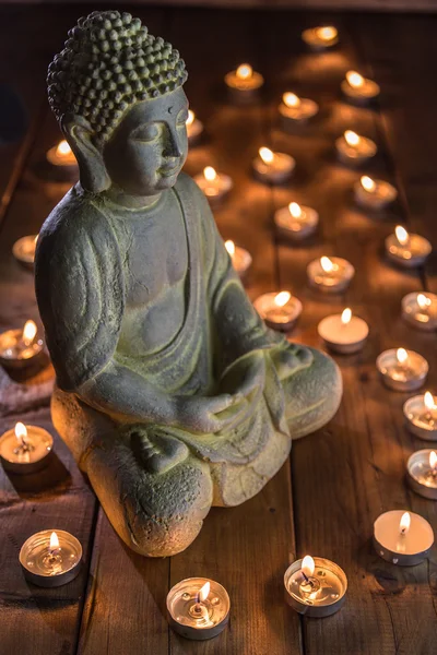 Buddha meditante Fotografia Stock