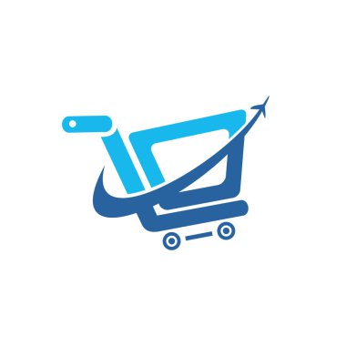 Seyahat arabası vektör logosu tasarımı. Seyahat Dükkanı logo tasarım şablonu.