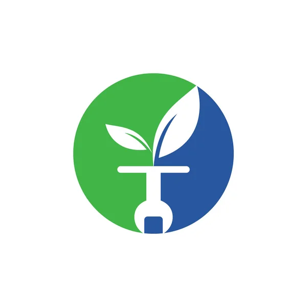 Wzór Logo Wektora Klucza Wektor Koncepcyjny Koncepcji Mechanicznego Logo — Wektor stockowy